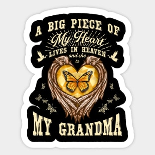 My Grandma is My Guardian Angel Sticker